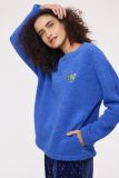 Woody Meisjes-Dames sweater en broek hoogblauw
