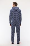 Woody Jongens-Heren Onesie blauwe streep
