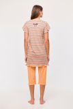 Woody Meisjes-Dames Pyjama multicolor streep
