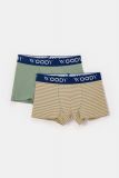 Woody Jongens set khaki + streep