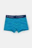 Woody Jongens set blauw + golfjes