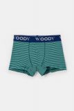 Woody Jongens set groen + streep