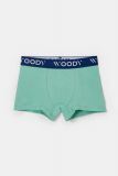 Woody Jongens set groen + streep