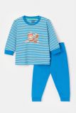 Woody Jongens-Heren Pyjama blauwe streep