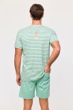 Woody Jongens-Heren Pyjama multicolor streep
