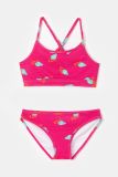 Woody Bikini fuchsia krabben prin