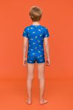 Woody Unisex T-Shirt blauwe krabben print