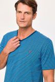Woody Heren Pyjama blauwe streep