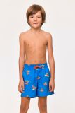 Woody Jongens-Heren Zwembroek blauwe krabben print