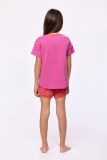 Woody Meisjes-Dames Pyjama fuchsia