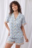 Lords x Lilies Dames Pyjama mozaïekprint