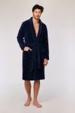 Woody Heren kamerjas donkerblauw