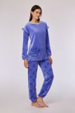 Woody Meisjes-Dames pyjama paars