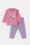 Woody Meisjes-Dames pyjama roze