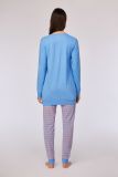 Woody Meisjes-Dames pyjama blauw