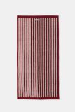 Woody Handdoek beige-bordeaux stree