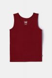 Woody Jongens Singlet donkerrood