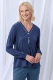lords x lilies Dames pyjama donkerblauw