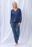 lords x lilies Dames pyjama donkerblauw