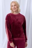 lords x lilies Dames sweater en broek wijnrood