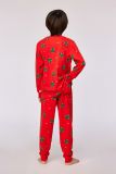 Woody Pyjama Rode Kerstbomen print