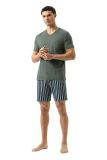 Mey Pyjama Rough Stripes - kort