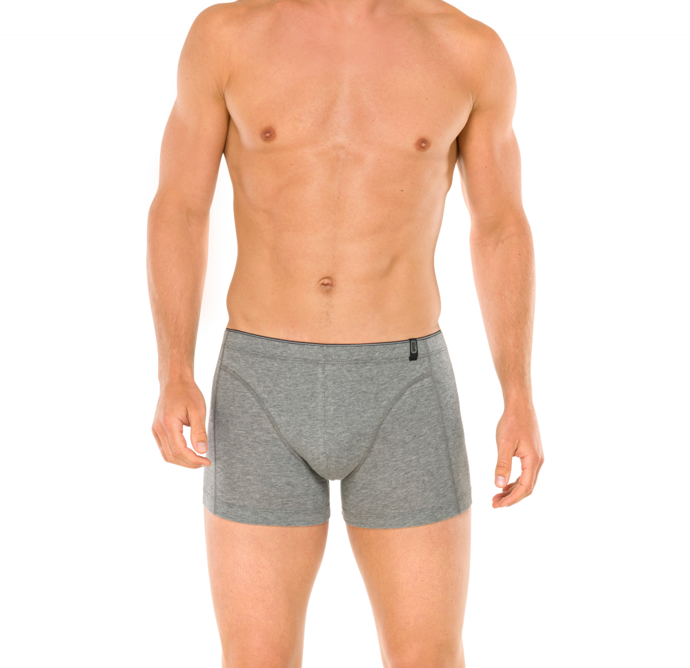 SCHIESSER HEREN SHORT GRIJS/MELANGE