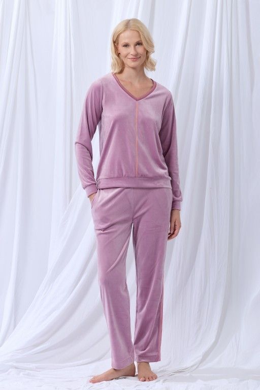 lords x lilies Dames pyjama warm lila