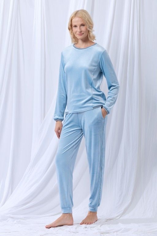 lords x lilies Dames sweater en broek blauw