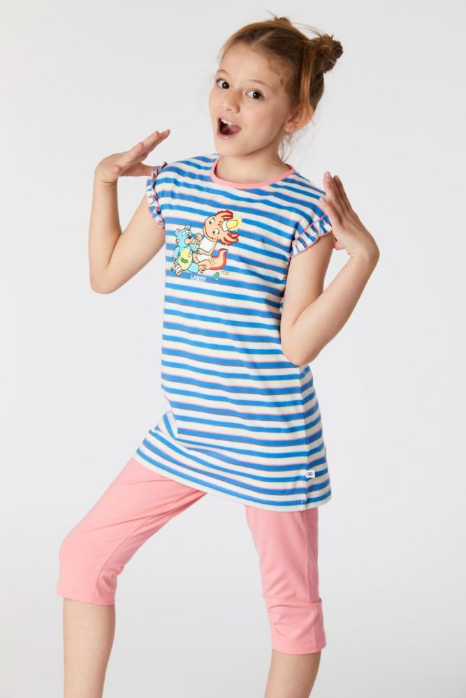 Woody Meisjes-Dames Pyjama multicolor