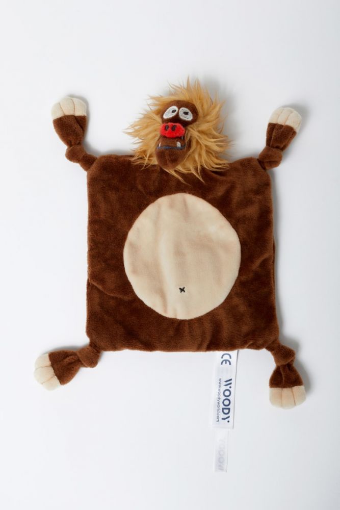 Woody Knuffeldoekje mandril