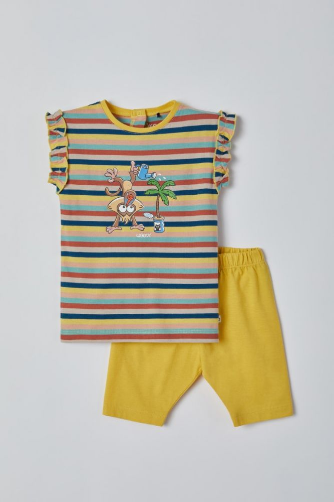 Woody Meisjes Pyjama multicolor