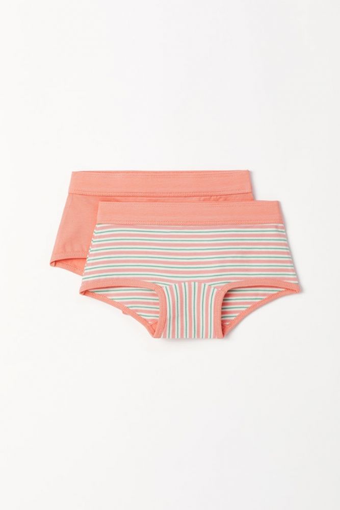 Woody Meisjes Slip duopack lichtroze un