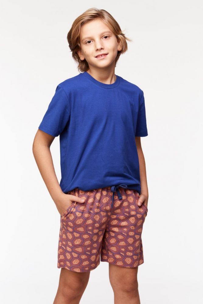 Woody Jongens-Heren Pyjama blauw