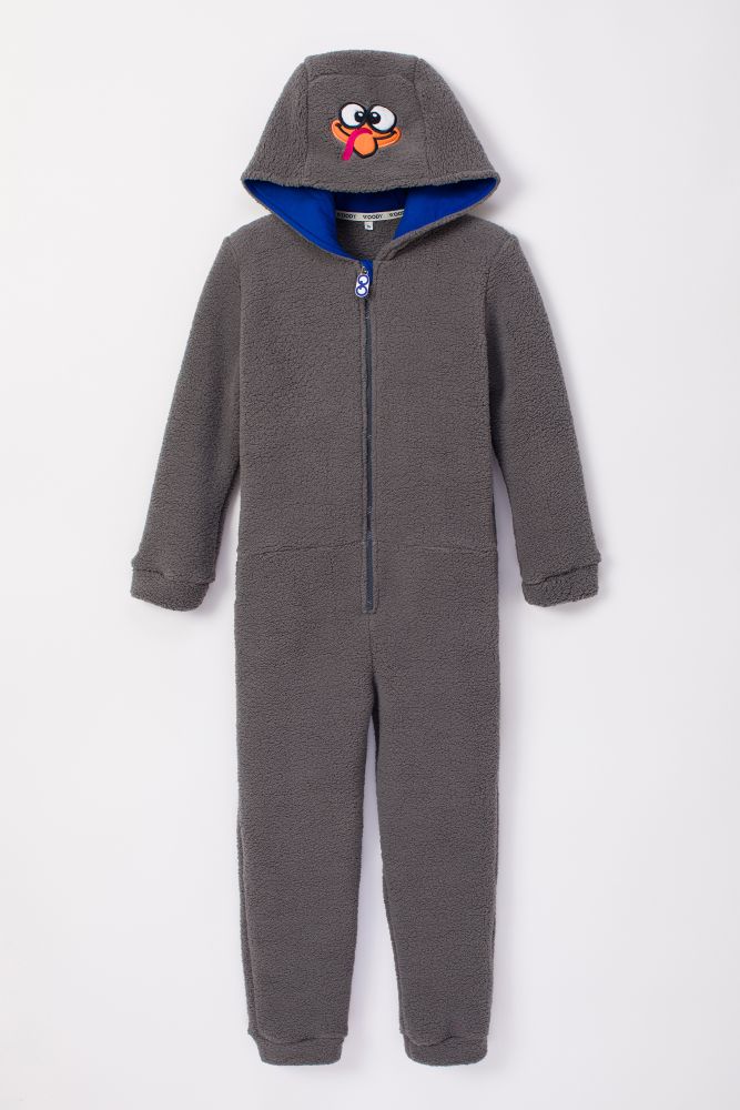 Woody Unisex Onesie donkergrijs