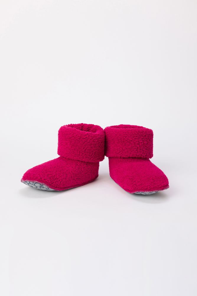 Woody Pantoffels framboos-rood