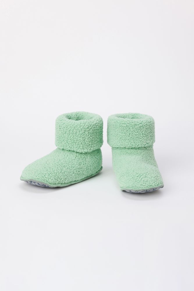 Woody Pantoffels zachtgroen