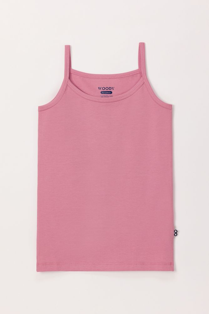 Woody Meisjes Singlet zachtroos