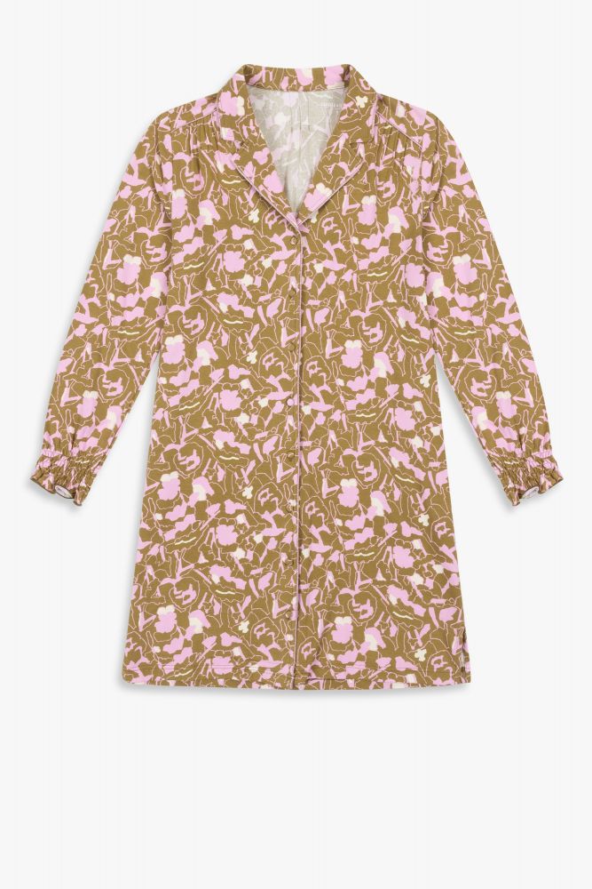 lordsxlilies Slaapkleedje roos-kaki print