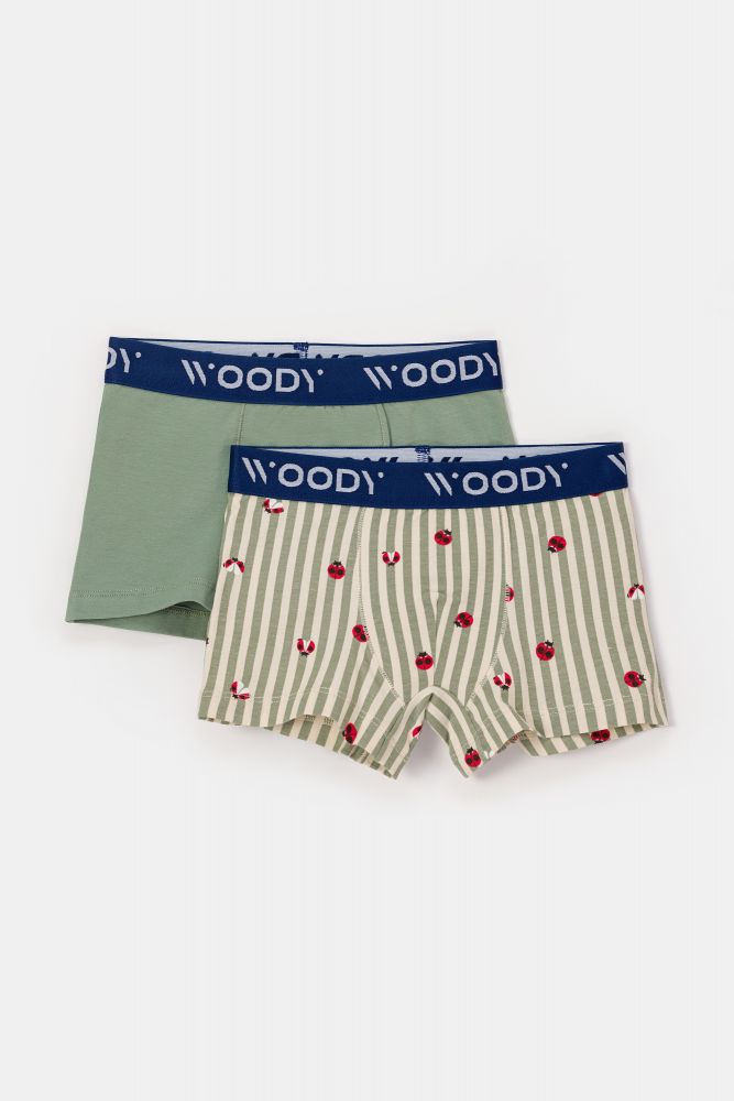 Woody Jongens set khaki + lievehee