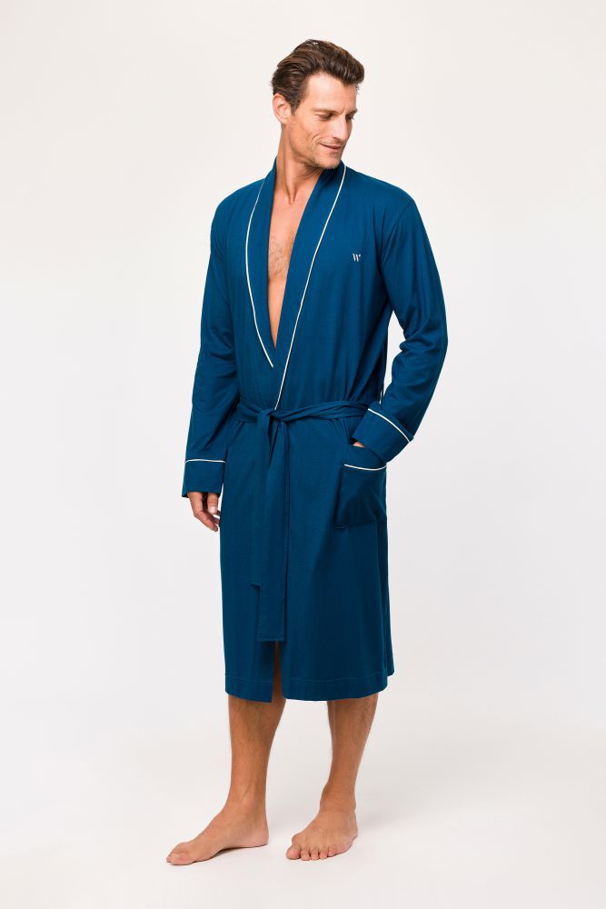 Woody Heren Kamerjas donkerblauw
