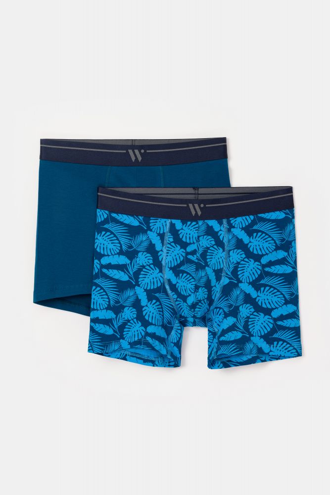 Woody Jongens-Heren set donkerblauw + bl