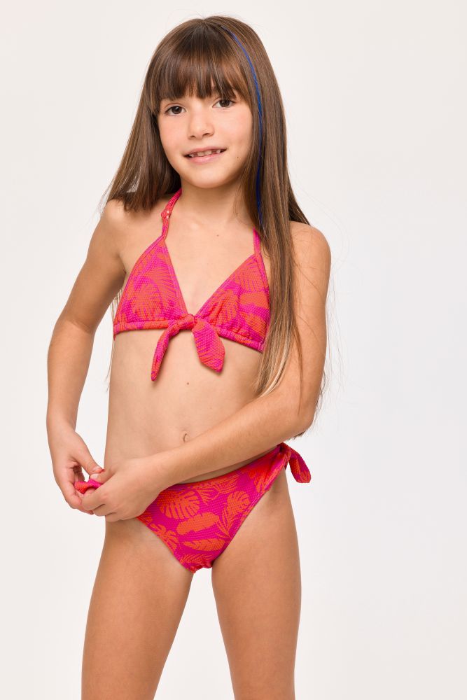 Woody Bikini fuchsia bladeren pri