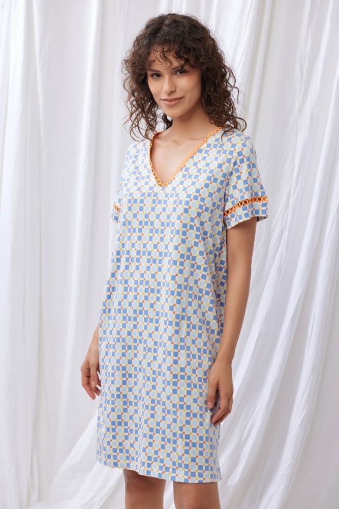 Lords x Lilies Slaapkleedje mozaïekprint