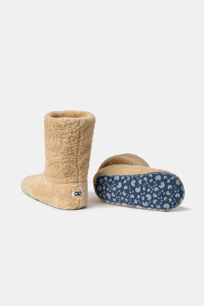 Woody pantoffels beige