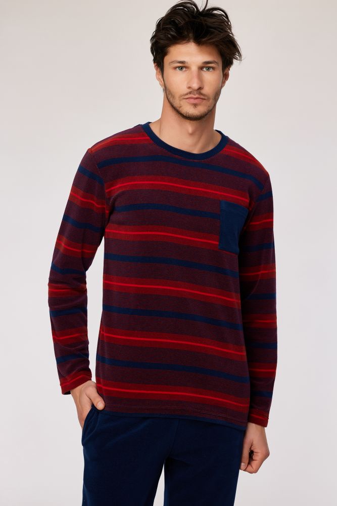 Woody Heren pyjama rode streep