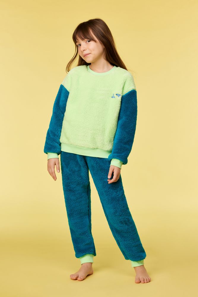 Woody Unisex sweater en broek groen