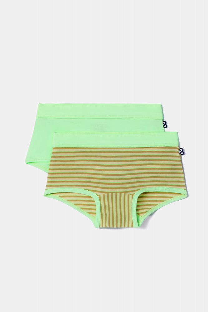 Woody Meisjes boxer set lichtgroen + str