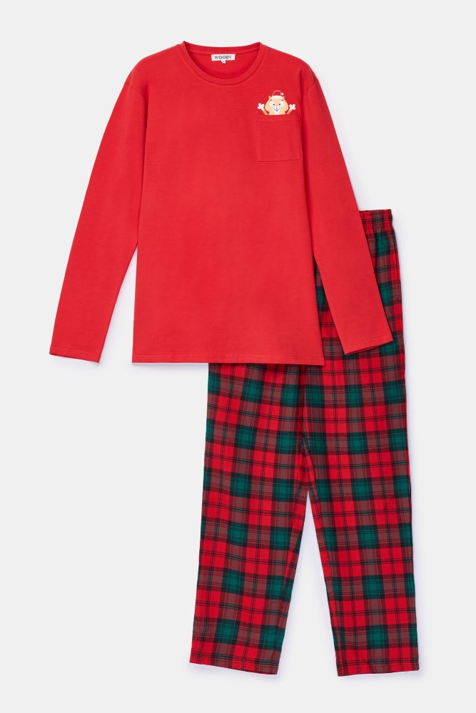Woody Pyjama Rood