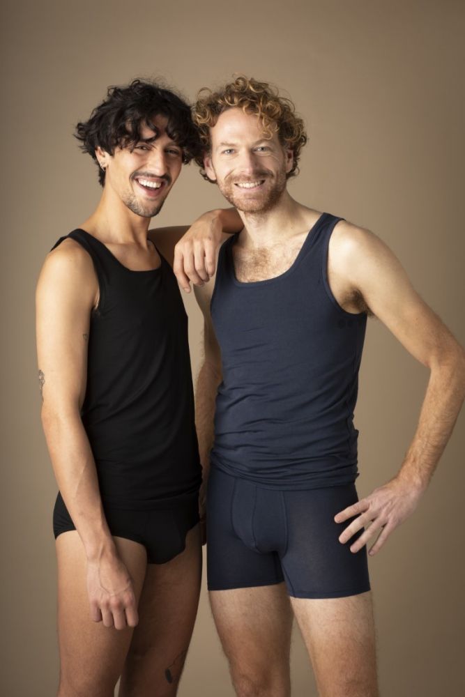 Woody NDRWR Heren Singlet Blue